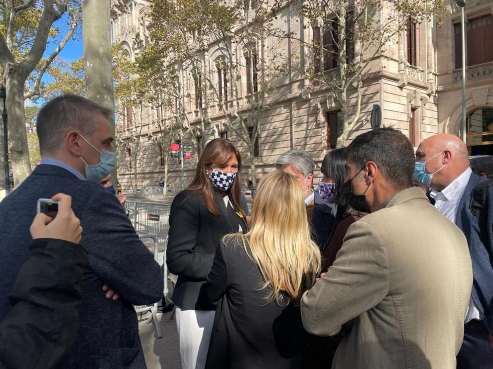 Rosa Borrás ante el TSJC por la detención de Josep Costa
