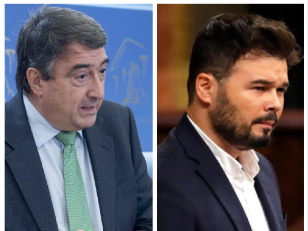 Aitor Esteban y Gabriel Rufian