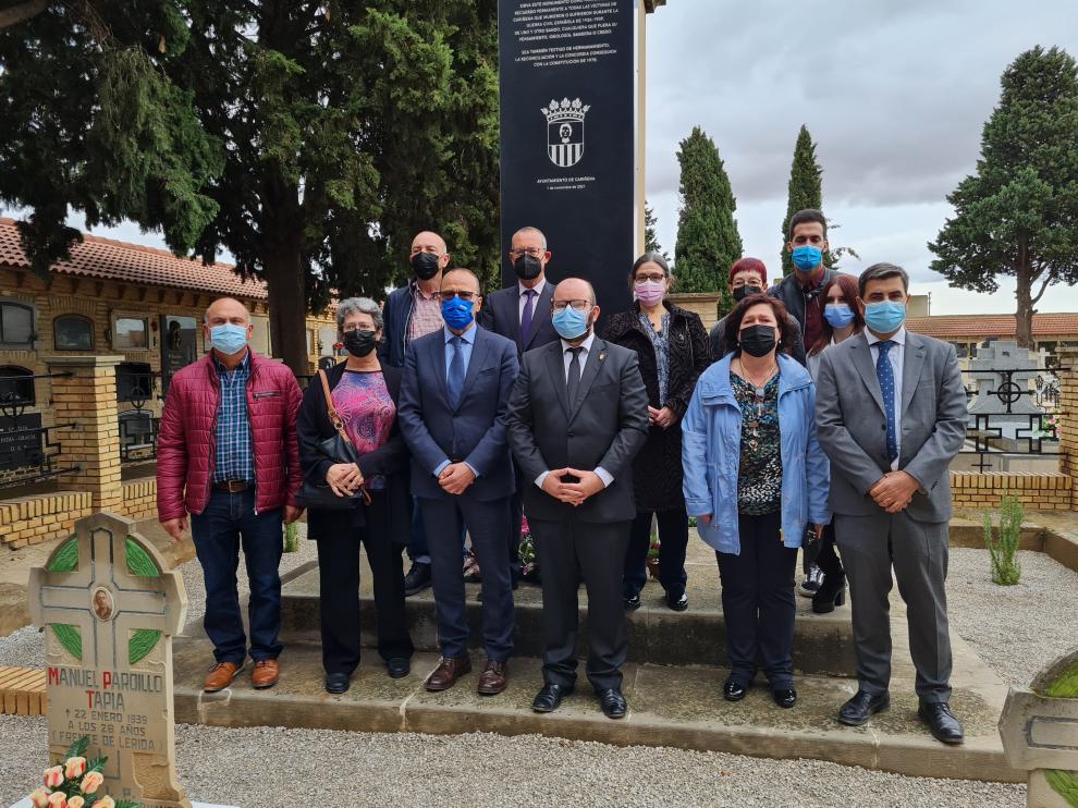 Acto de resignificación del monumento de homenaje y recuerdo a las víctimas de la Guerra Civil