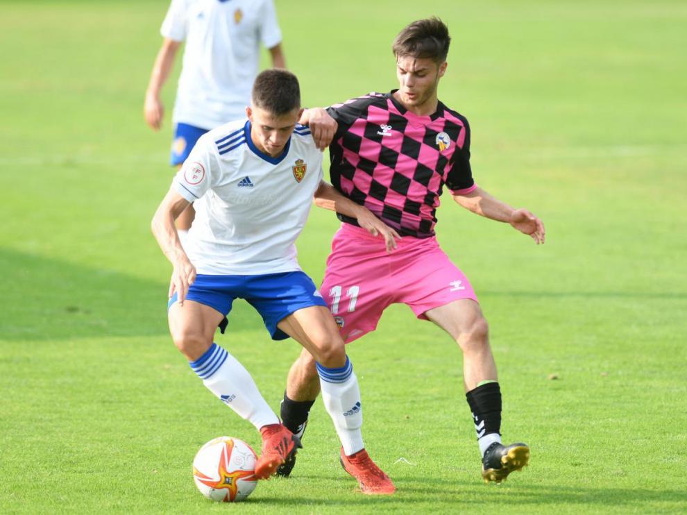 Imagen de archivo de un partido del Real Zaragoza de esta temporada.