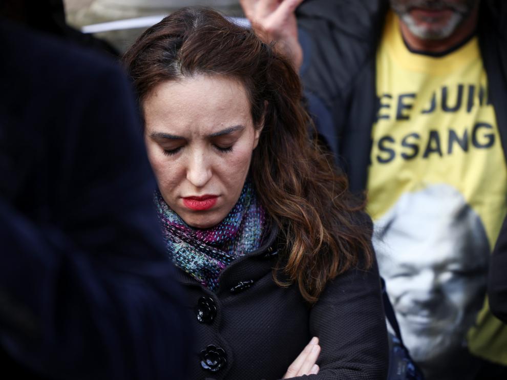 Stella Moris, abogada y pareja de Julian Assange