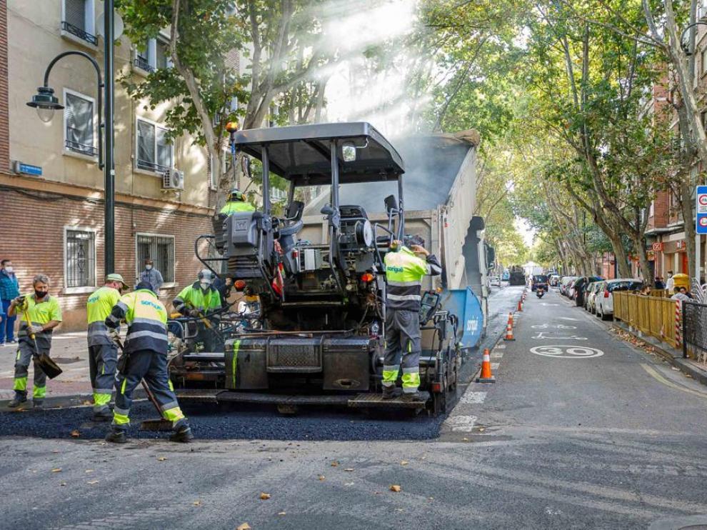 Últimas actualizaciones que se realizaron en la calle Compromiso de Caspe.