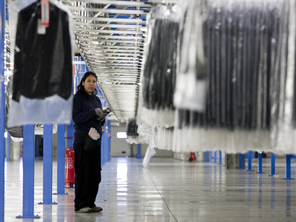 Imagen de archivo del almacén de Inditex Plataforma Europa en Plaza