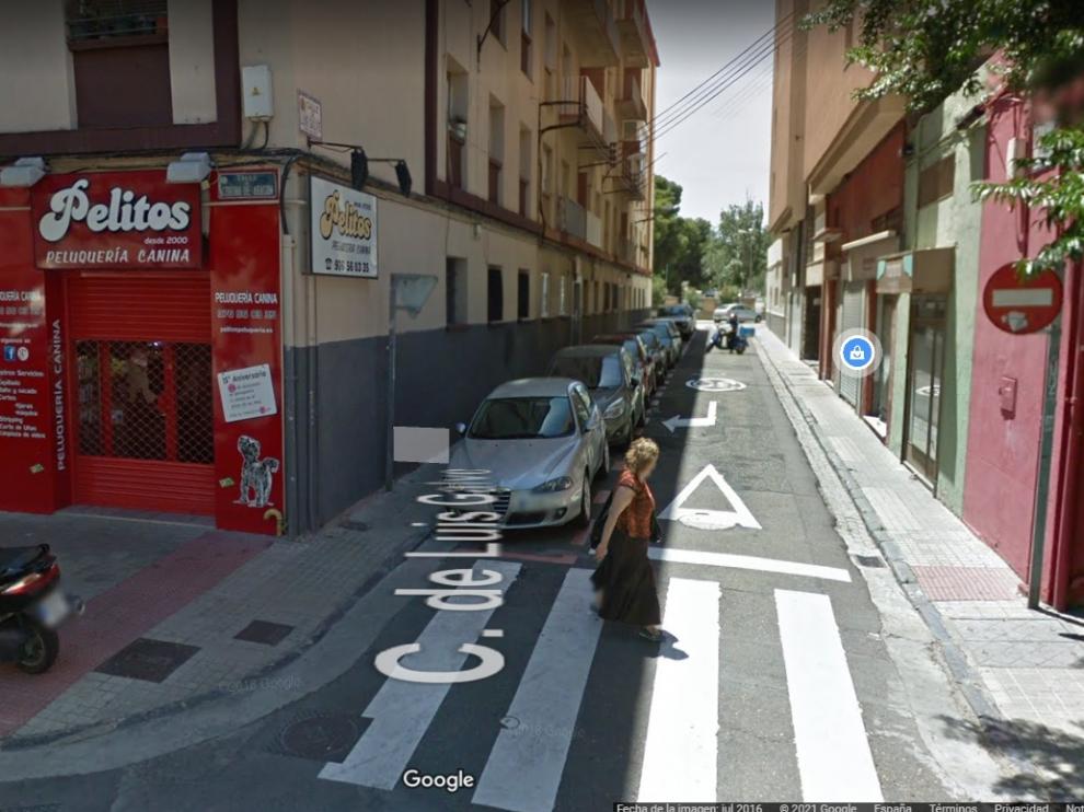 El suceso se produjo en una vivienda de la calle de Luis Galve. Google Maps