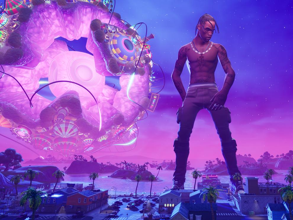 Travis Scott estrenó mundialmente un tema musical en lo que se presentó como "una experiencia de otro mundo construida desde cero en Fortnite". Después, dieron las gracias en las redes a todos los que asistieron y crearon contenido en torno al evento .