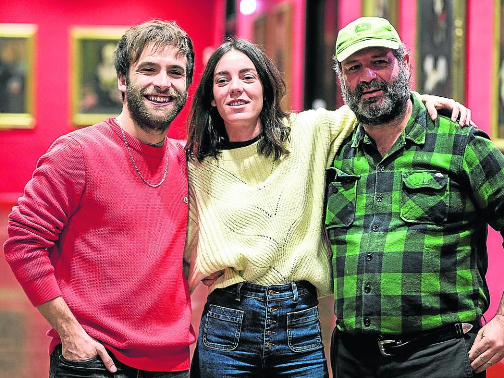 Ricardo Gómez, Vicky Luengo y Óscar Aibar, este martes en el ciclo de 'La buena estrella'.