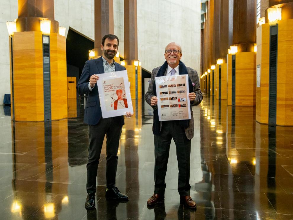 David Lozano y Miguel Ángel Tapia durante la presentación del nuevo programa.