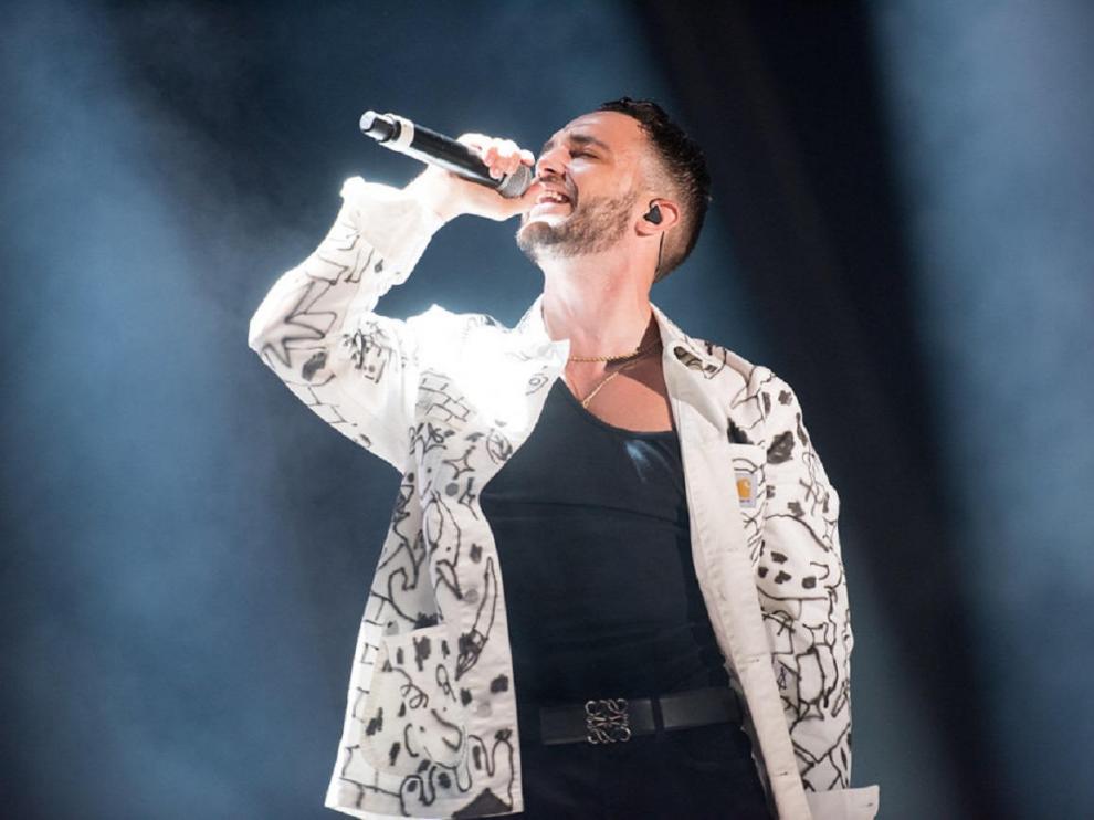 El cantante madrileño C. Tangana en concierto