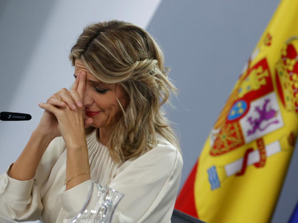 Rueda de prensa tras el Consejo de ministros