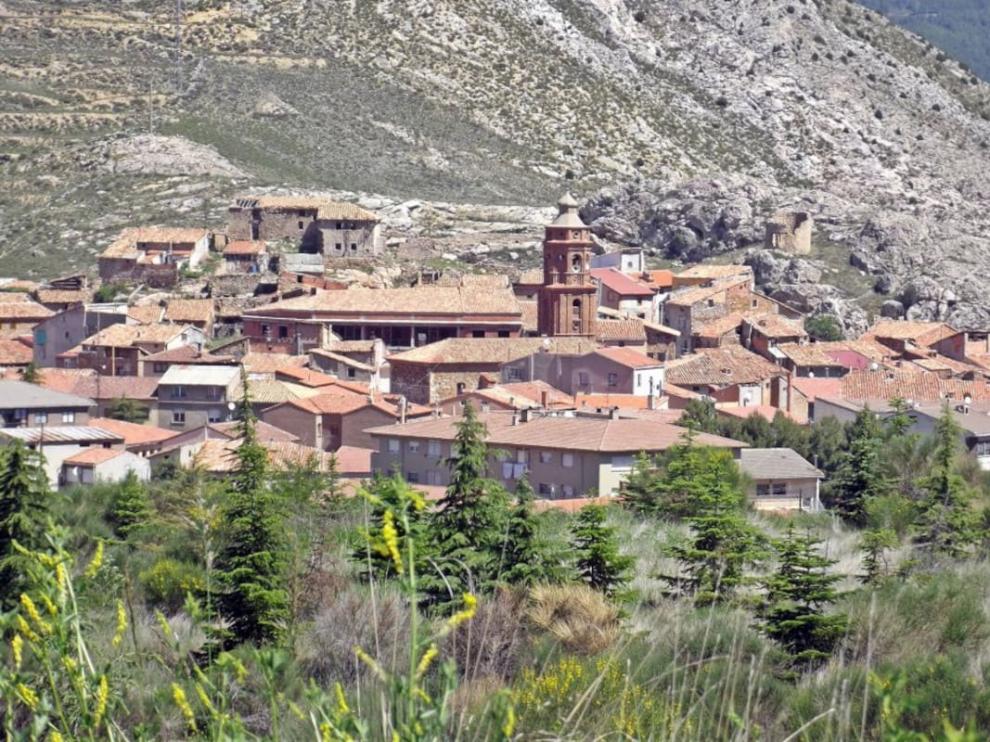 Panorámica de Utrillas (Teruel).
