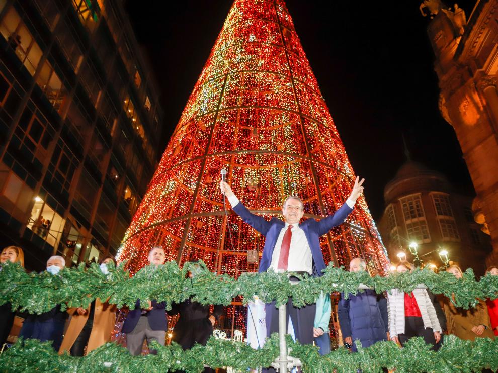 Encendido de las luces de Navidad en Vigo