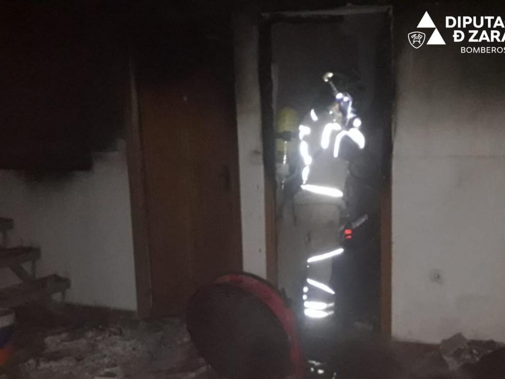 Los bomberos de la Diputación de Zaragoza han extinguido el incendio