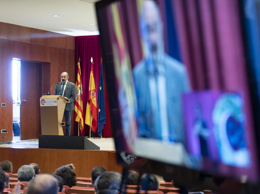 Javier Lambán, el pasado jueves, en Teruel.