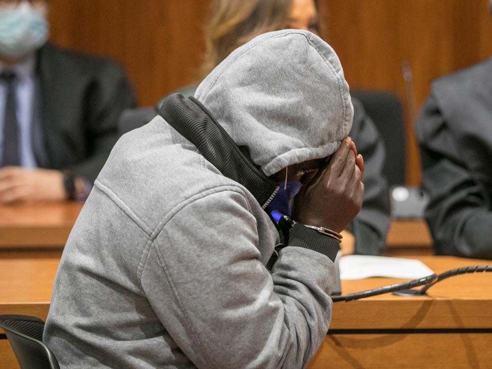 El acusado, durante una de las sesiones del juicio celebrado en la Audiencia.