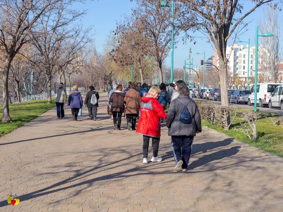 Imagen de archivo de una caminata del programa 'Parques con Corazón'.