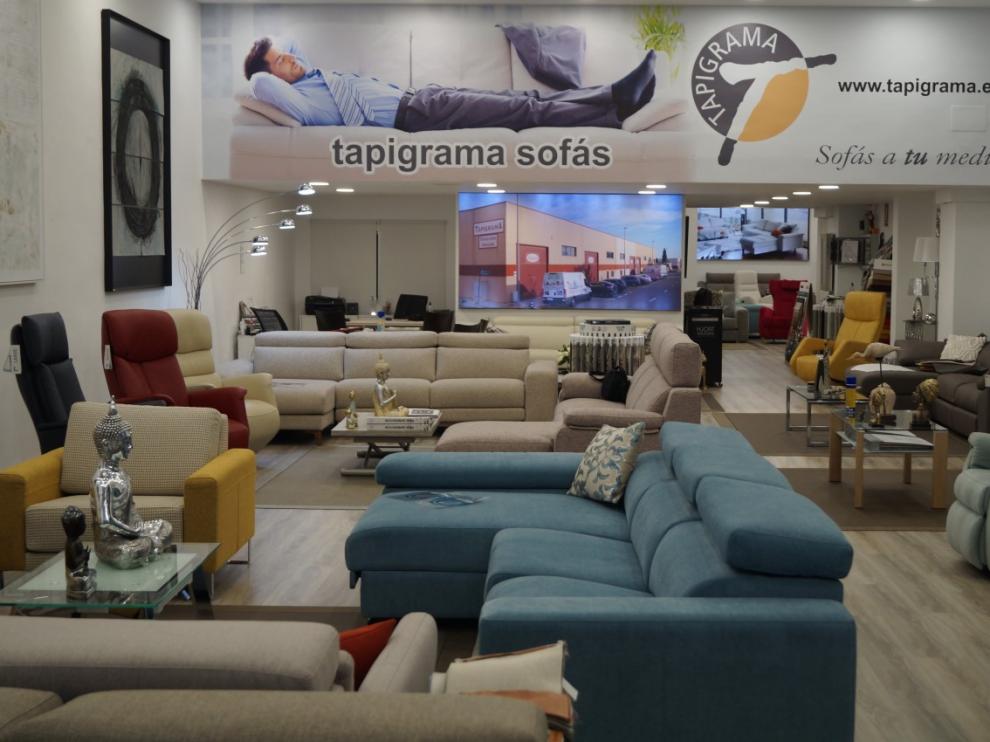 Una de las tiendas de Tapigrama en la capital aragonesa.