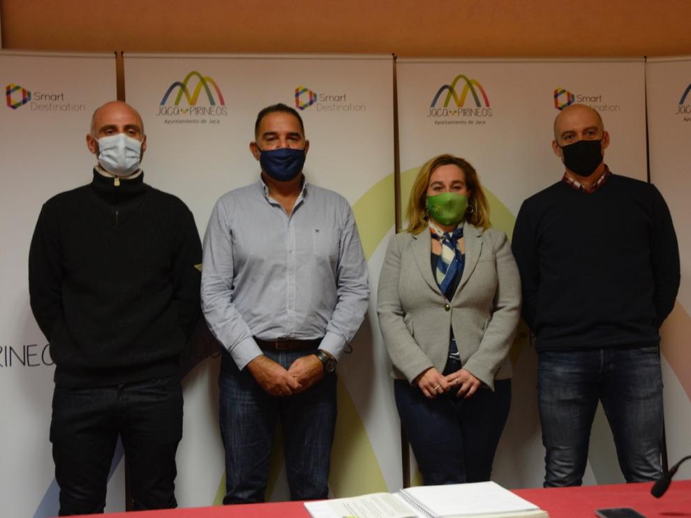 Josan Rabal, Domingo Poveda, Olvido Moratinos y Raúl Villacampa.