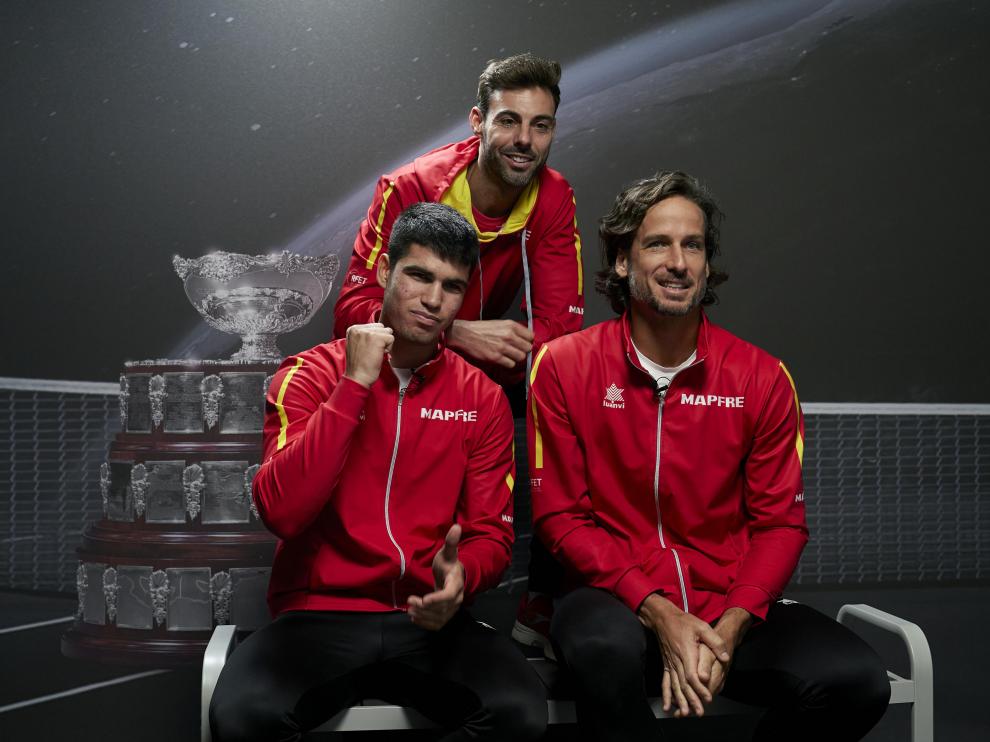 Presentación del equipo español de la Copa Davis