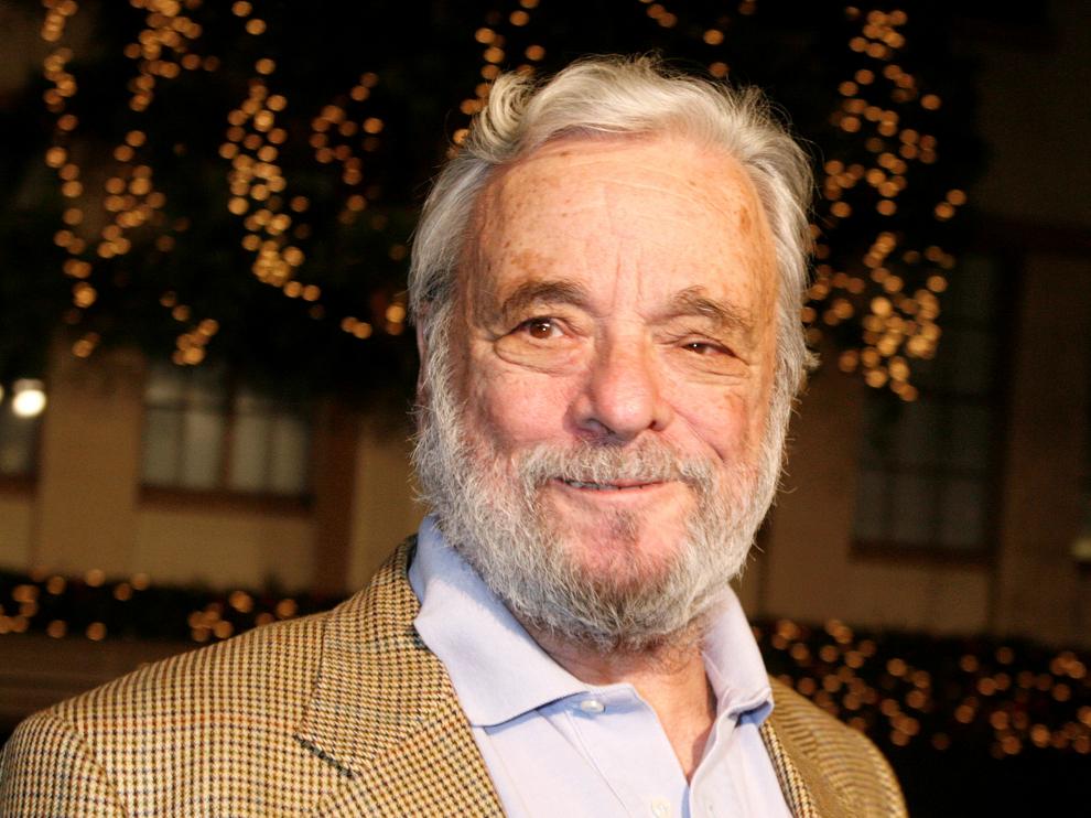 FILE PHOTO: Stephen Sondheim poses as he arrives at a special screening at Paramount Studios in Hollywood