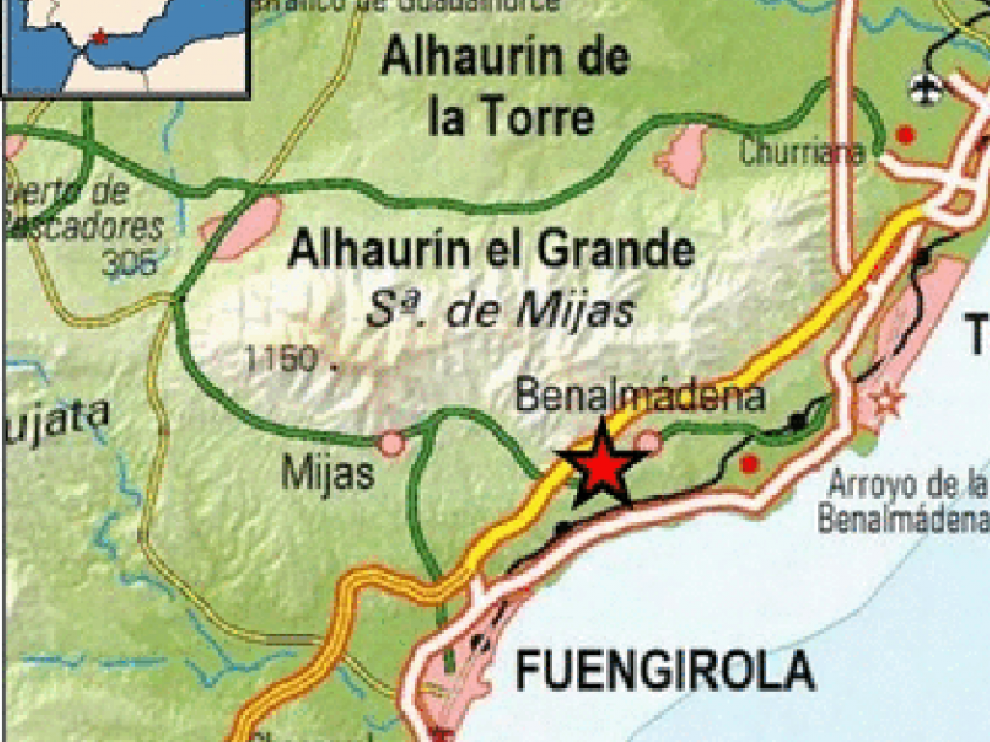 Registrado un seísmo de 4,1 grados con epicentro en Benalmádena (Málaga)