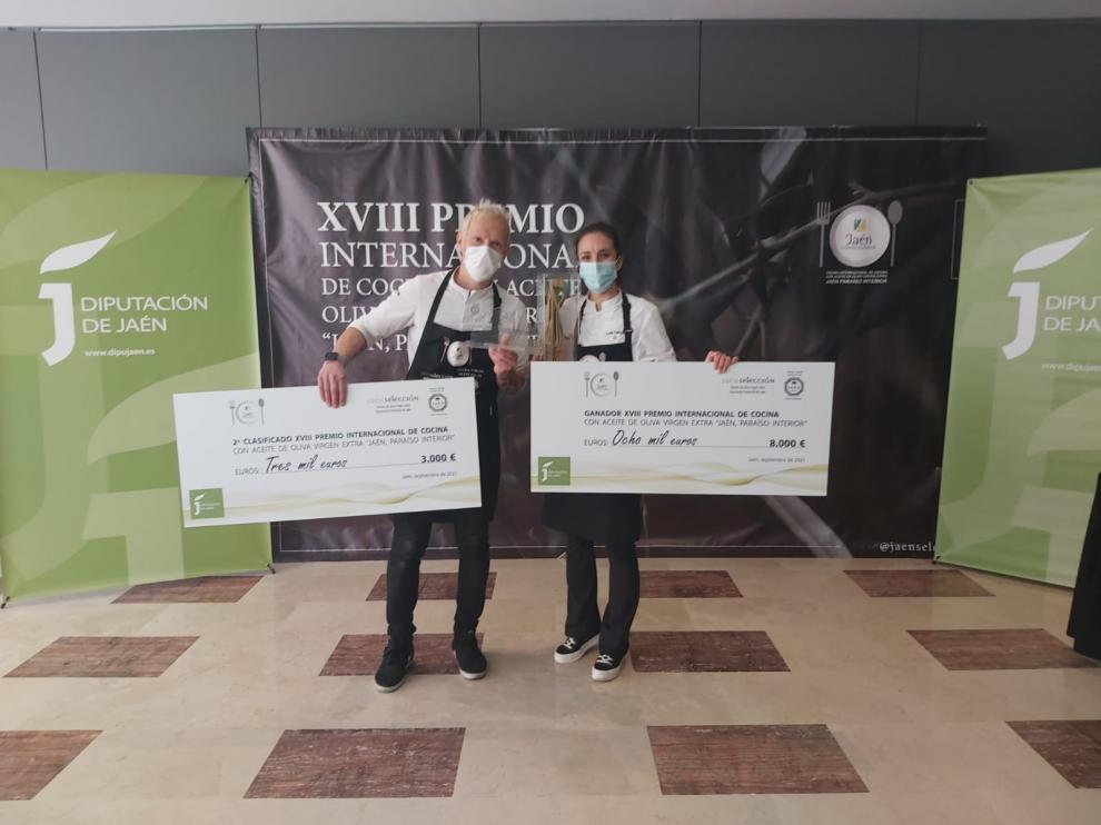 Lucía Ramos y Toño Rodríguez, ganadores del XVIII Premio Internacional de Cocina con Aceite de Oliva.