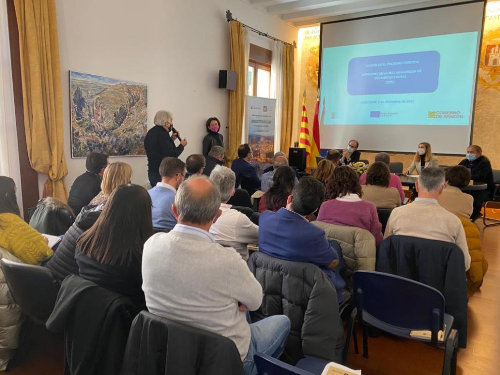 La reunión de los grupos de acción local de Aragón en Alquézar.