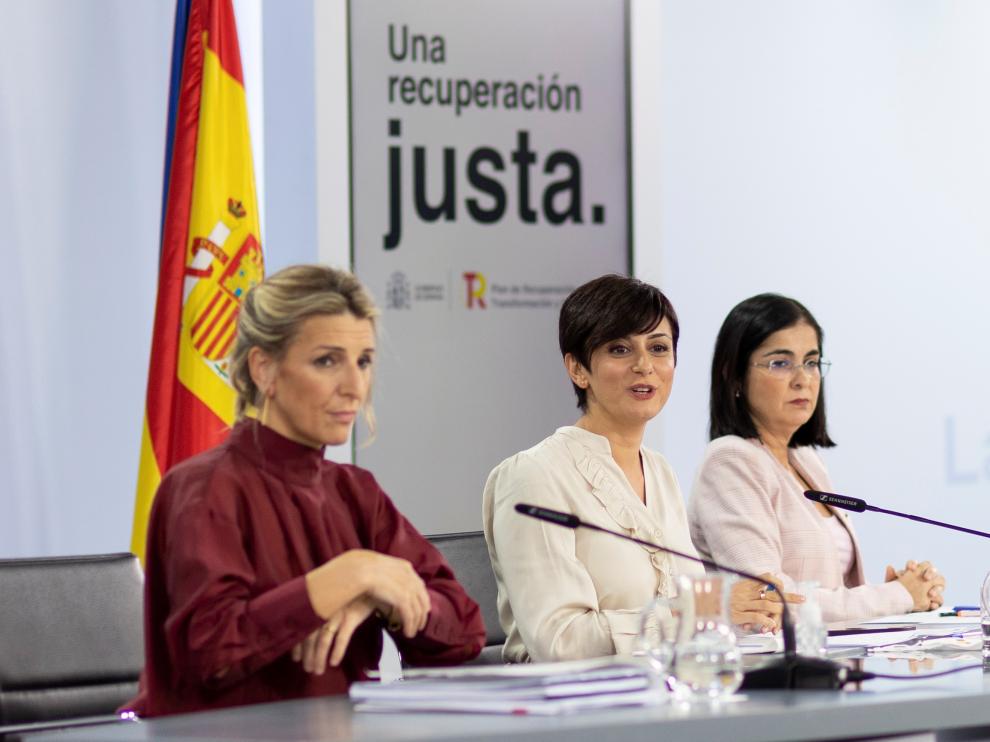 Rueda de prensa tras el Consejo de Ministros