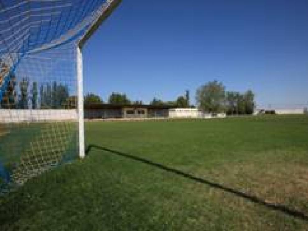 Imagen del campo de fútbol del Luceni.