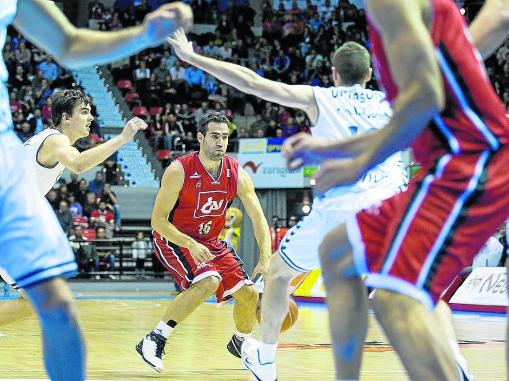 Carlos Cabezas, en una imagen de su etapa en el CAI Zaragoza.