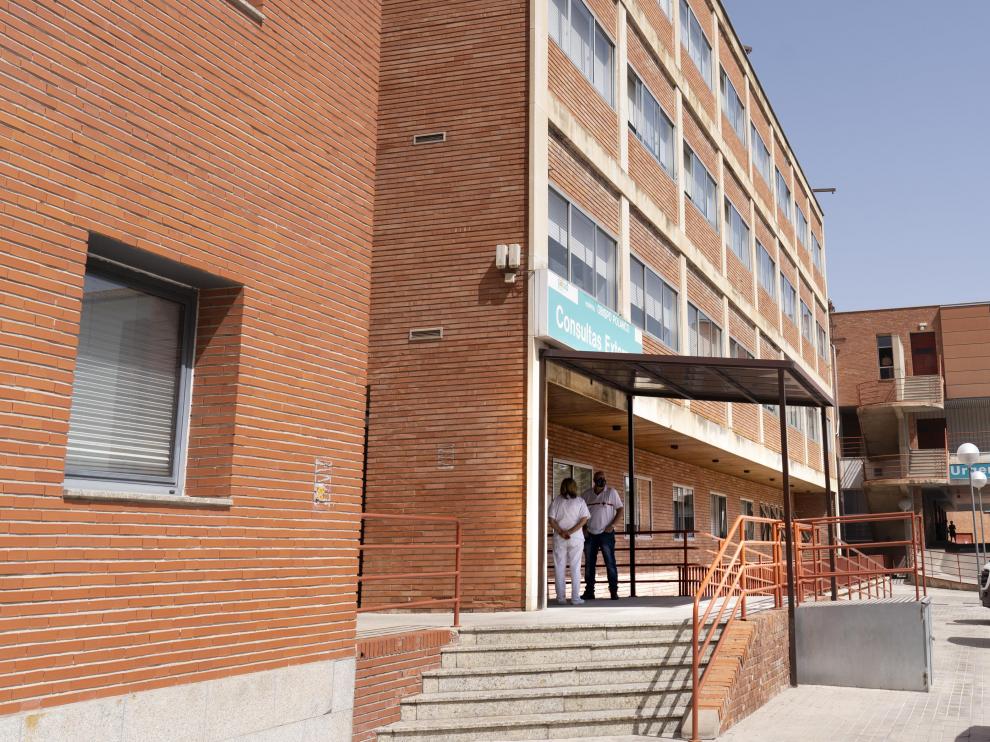Accesos al hospital Obispo Polanco de Teruel.