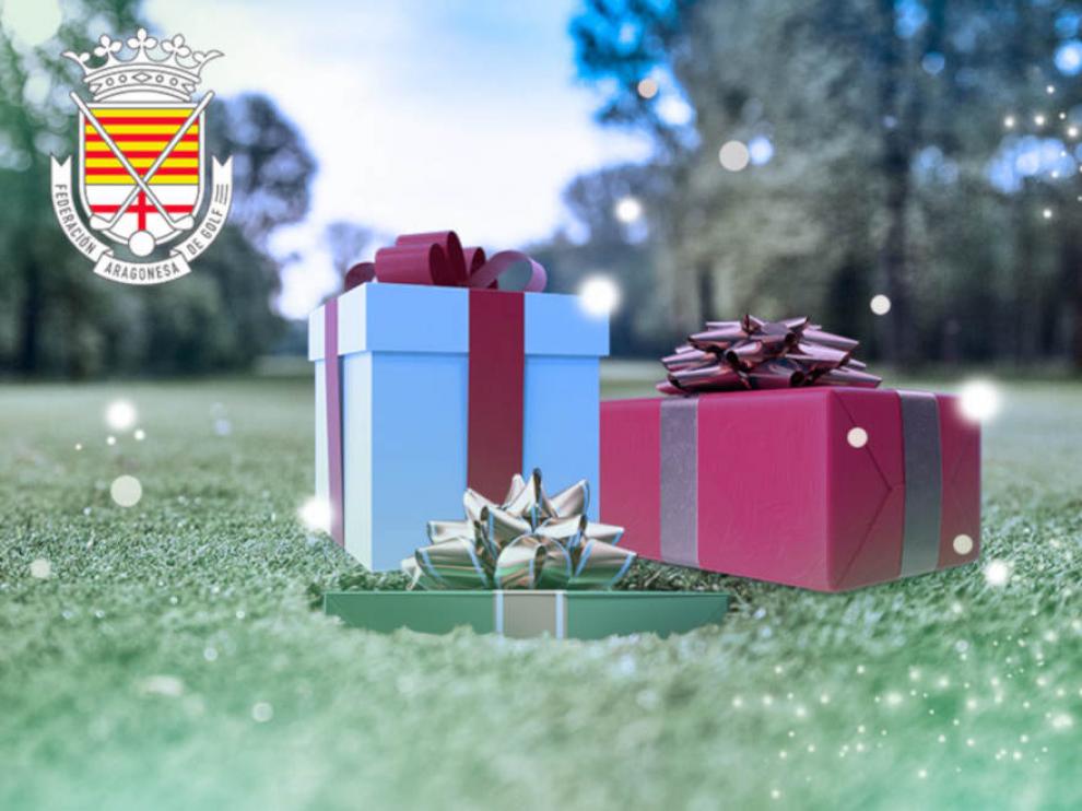 La Federación Aragonesa de Golf anima a regalar este deporte por Navidad.