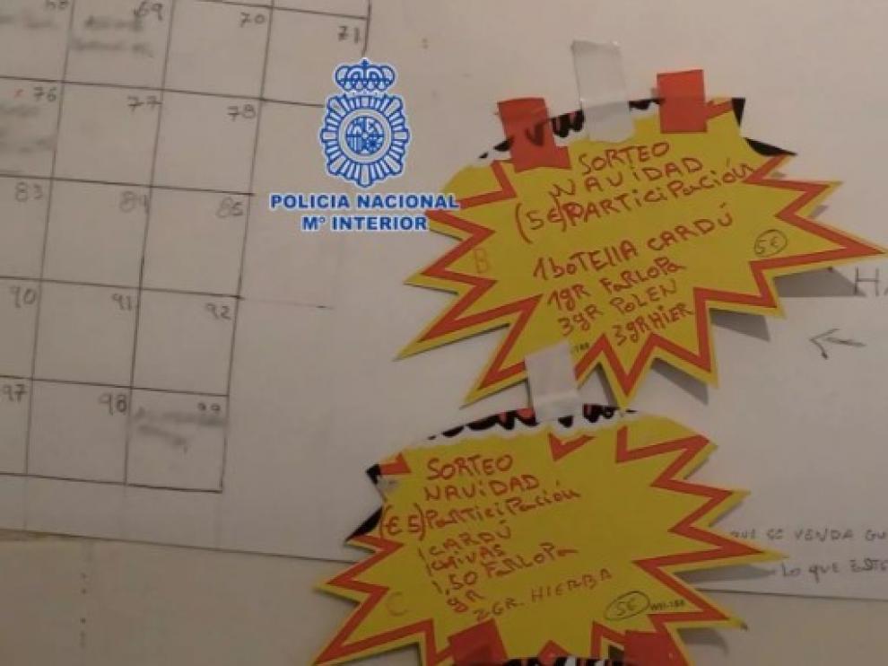 Plantilla de la 'narcocesta' de Navidad intervenida por la Policía en Murcia