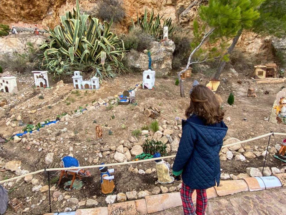 Nacimiento que acaba de estrenar la localidad de Mesones de Isuela