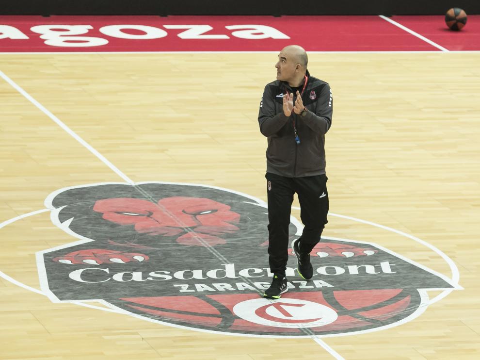 Jaume Ponsarnau, entrenador del Casademont Zaragoza.
