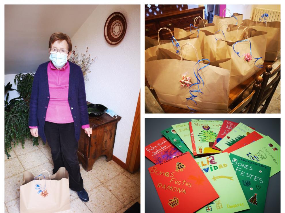 Montanuy reparte menús especiales en Navidad y Año Nuevo entre las personas mayores