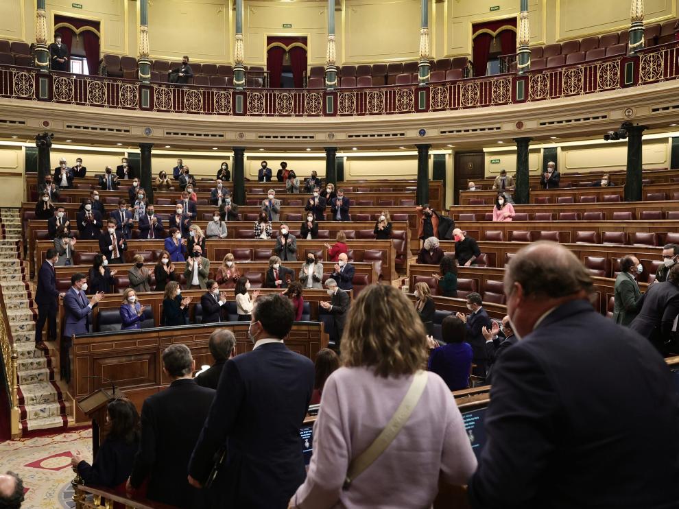 Un pleno en el Congreso de los Diputados.