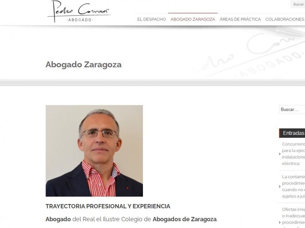 Brog jurñídico del abogado aragonés Pedro Corvinos.