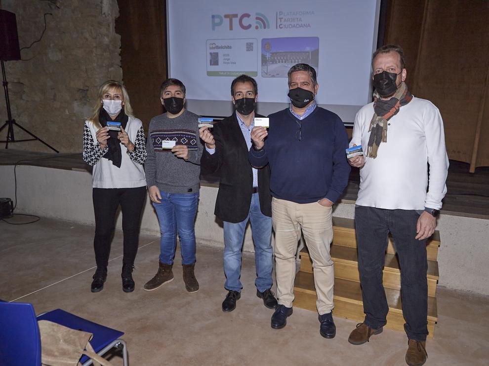 Presentación de la tarjeta ciudadana de Belchite.