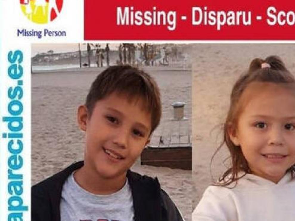 Cartel de los niños desaparecidos, Daniel y Jiaen Bella Jinn.