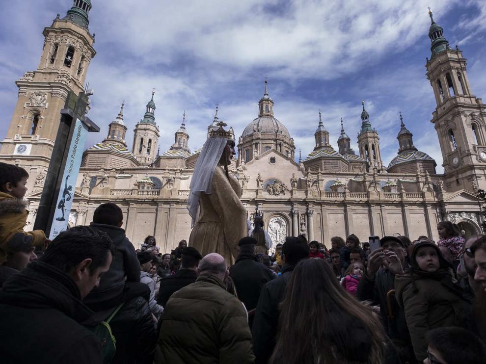 Celebración de la festividad de San Valero en 2019 en Zaragoza