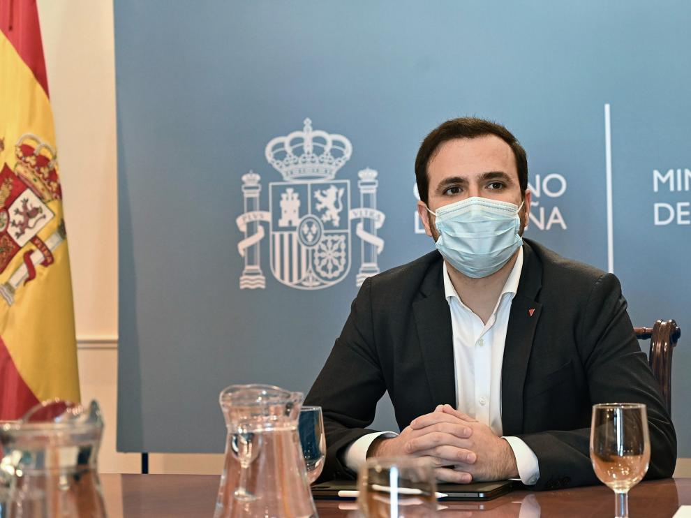 El ministro de Consumo, Alberto Garzón se reúne con representantes de UPA