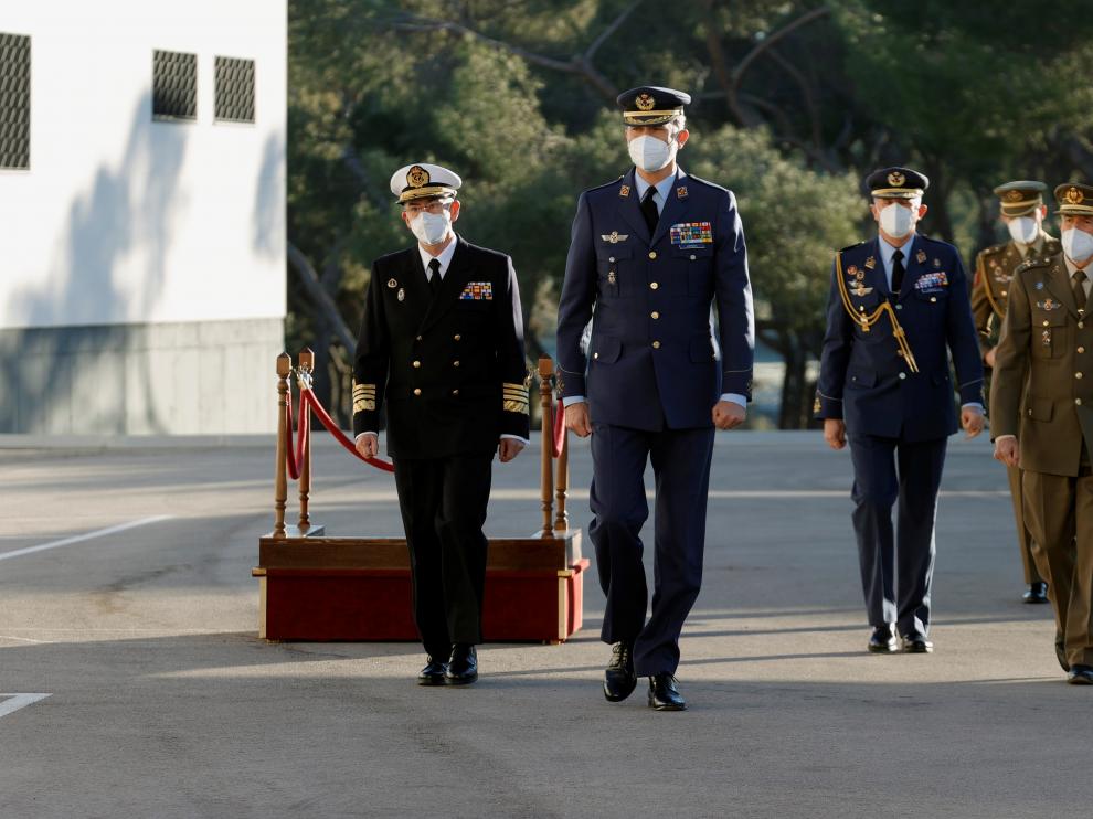 El rey Felipe VI visita el Centro de Inteligencia de las Fuerzas Armadas (CIFAS).