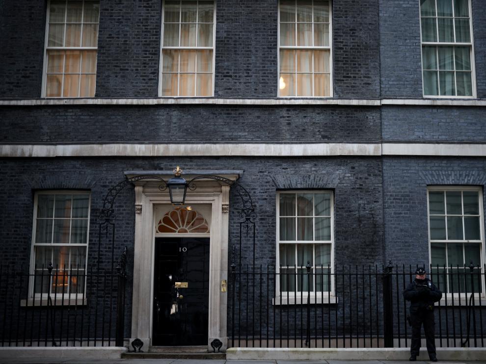FILE PHOTO: Downing Street in London