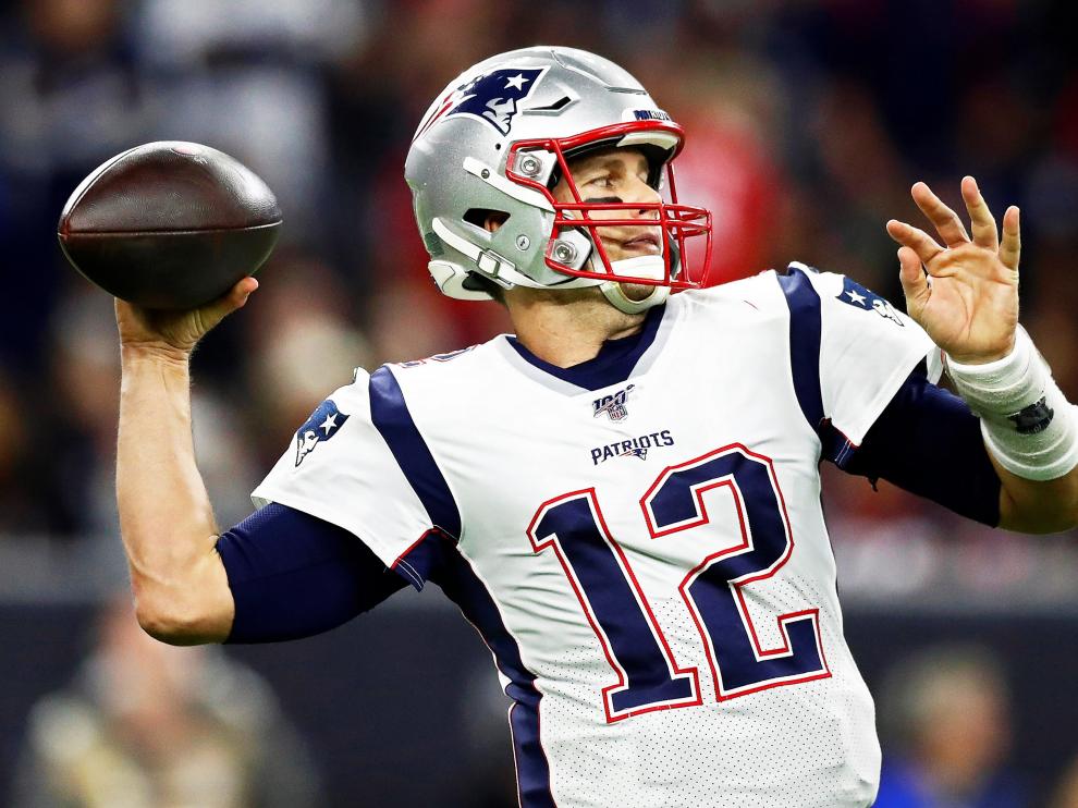 Tom Brady durante un partido de la NFL.