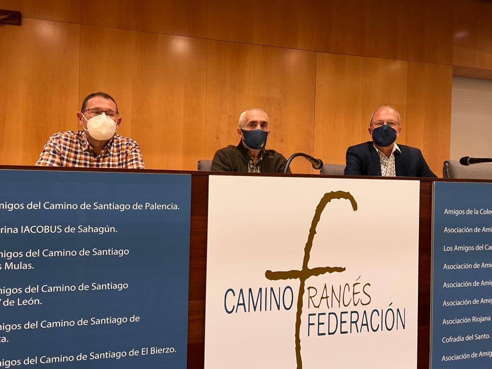 Acto de presentación de la agrupación de las asociaciones del Camino de Santiago aragonesas con la Federación del Camino Francés