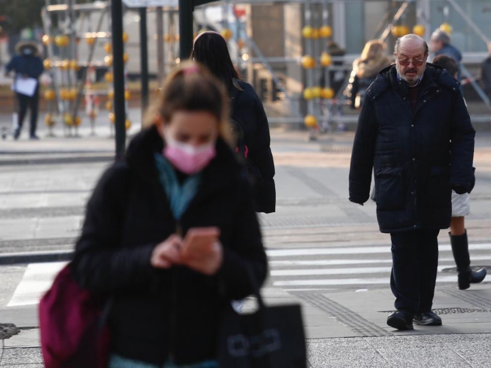 Primer día sin mascarilla obligatoria en exteriores en Zaragoza