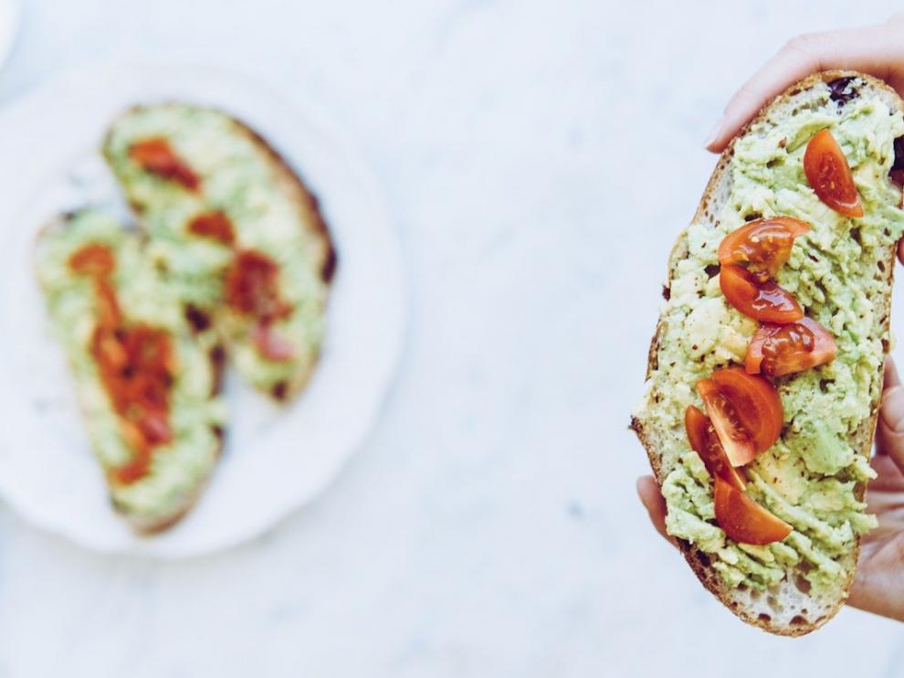 Tostadas con aguacate.