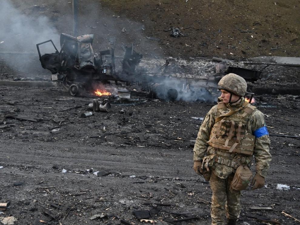 Las tropas rusas entraron el viernes en la ciudad ucraniana de Melitópol.