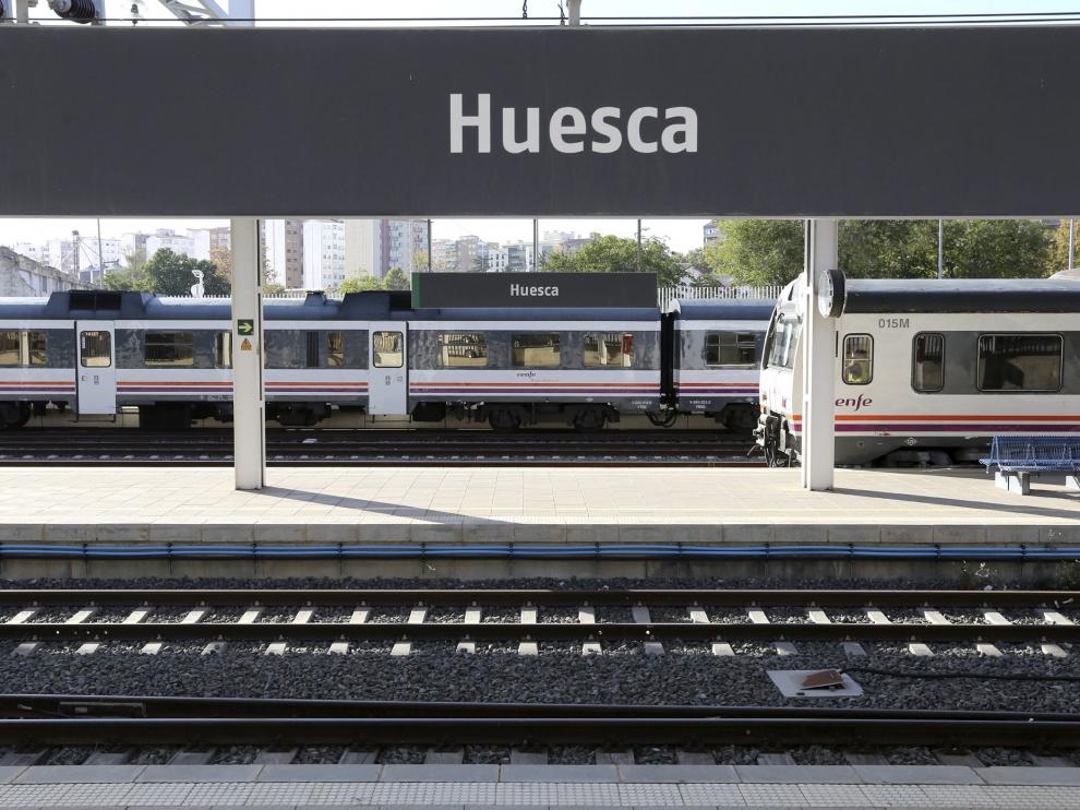Estación de tren de Huesca.