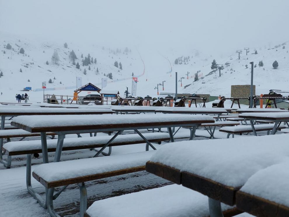En Formigal-Panticosa han medido este martes 20 cm de nieve reciente.
